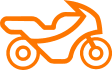 icon MOTOCICLETE Fantic  oranj