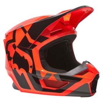 FOX V1 LUX HELMET, ECE [FLO ORG]