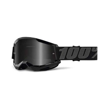 100% STRATA 2 SAND Goggle Black - Smoke Lens